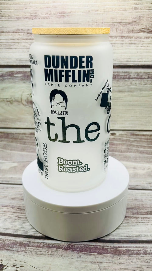 Personalized 18oz Glass Tumbler