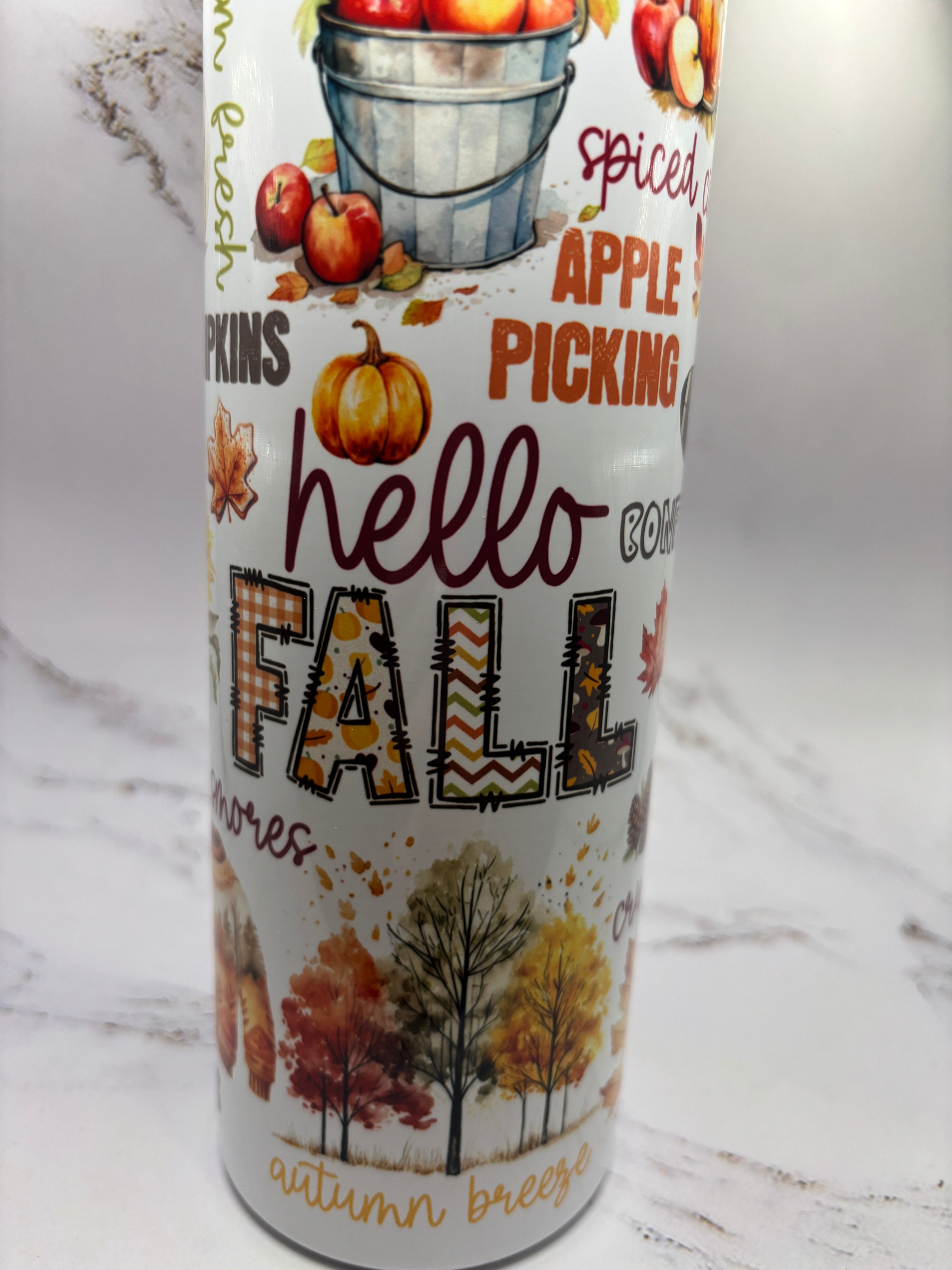 Personalized 20oz Skinny Tumbler